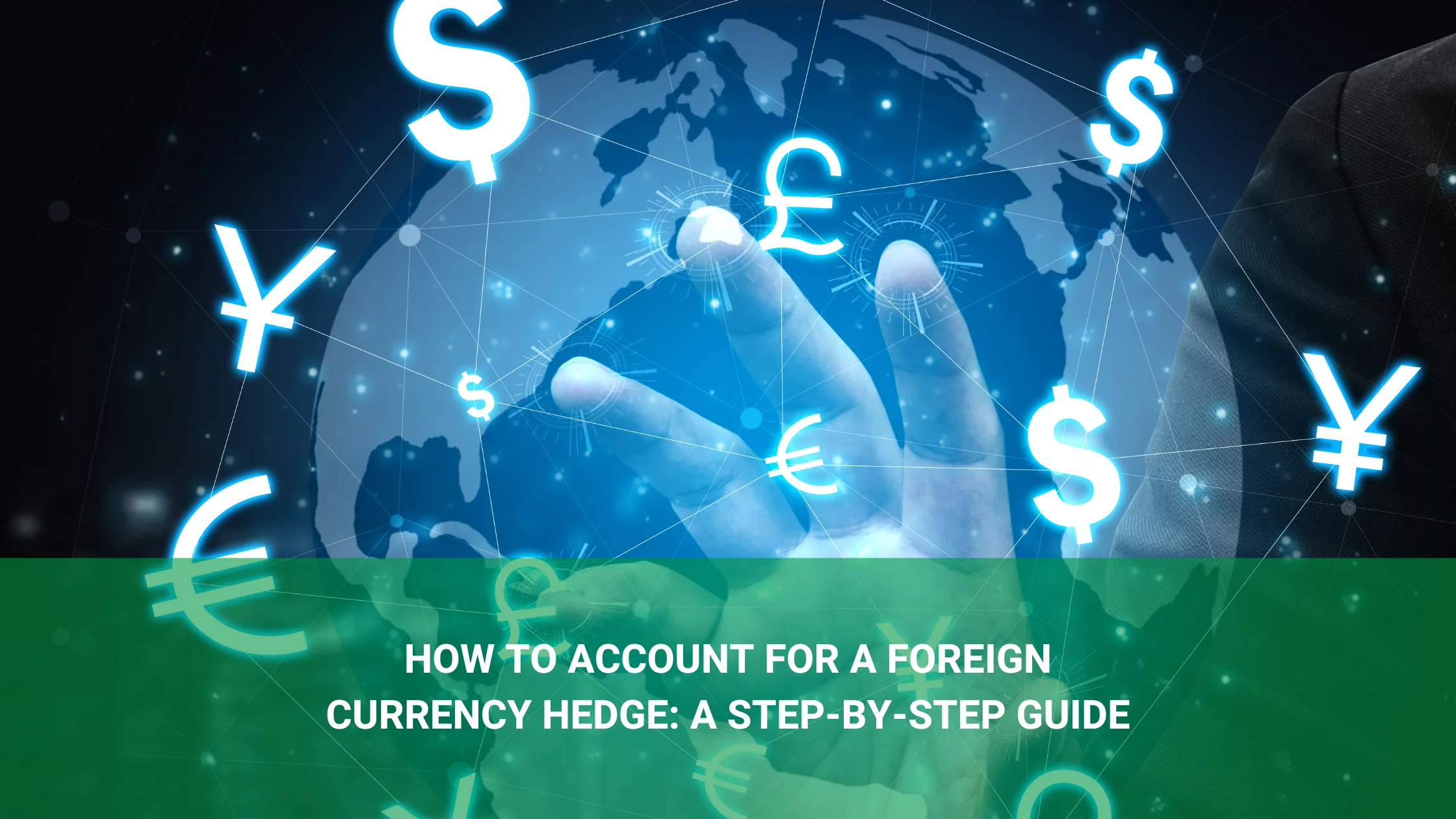 A globe surrounded by foreign currency symbols from different regions